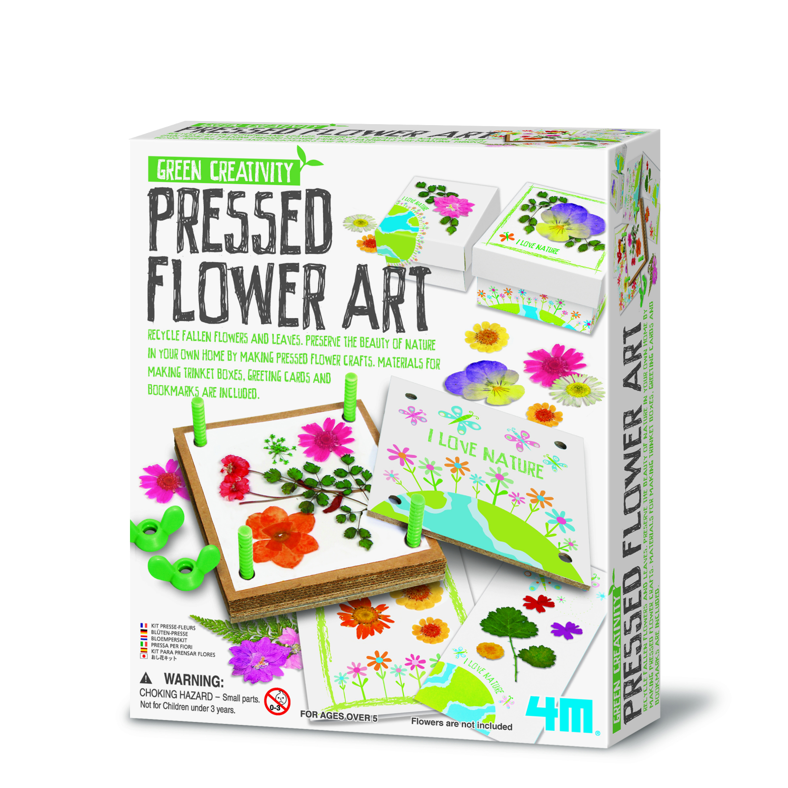 Kit creativ - presa pentru flori si frunze, green creativity