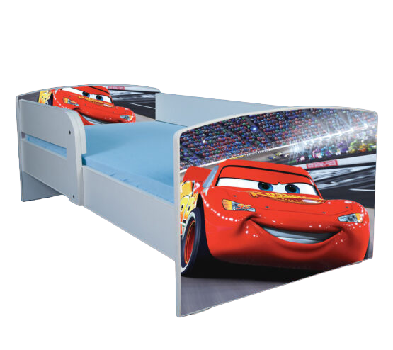 Pat Cars, cu protectie, 160x80 cm