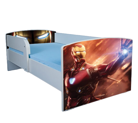 Pat Iron Man, cu protectie, 140x70 cm
