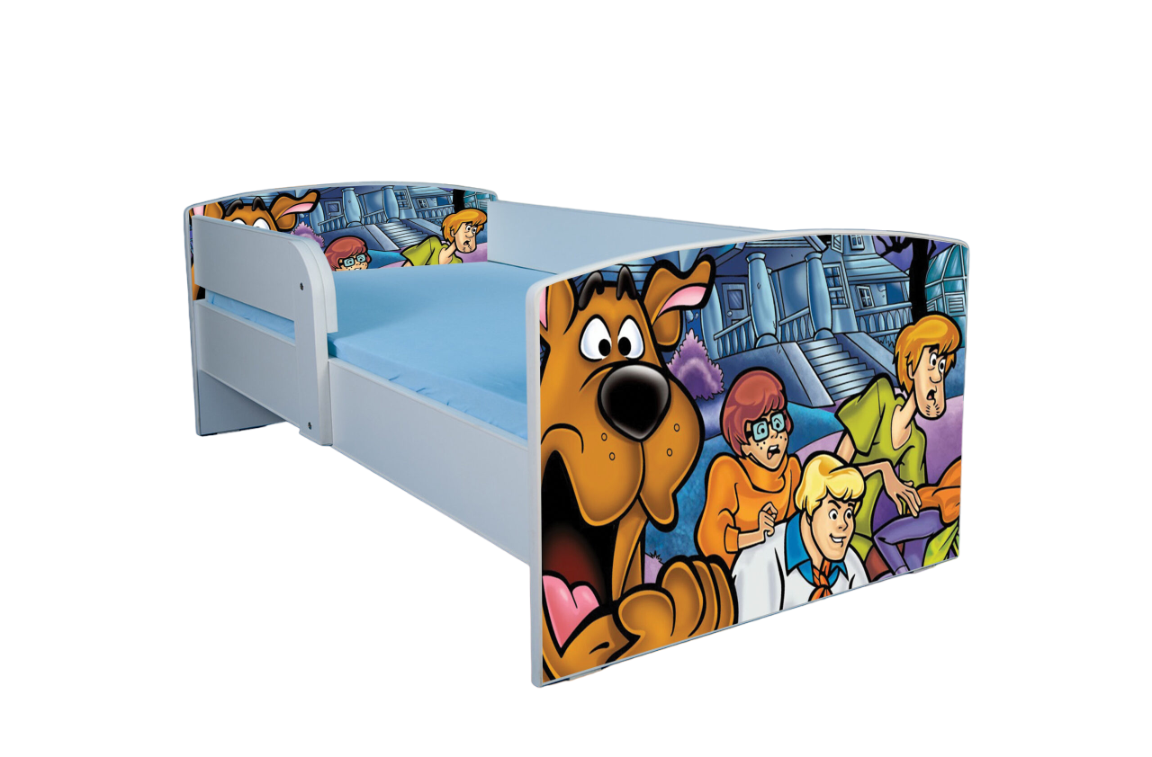 Pat Scooby Doo, cu protectie, 130x60 cm