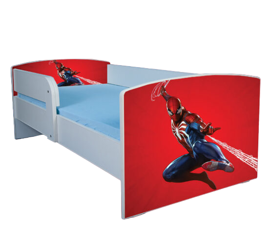 Pat Spiderman 1, cu protectie, 140x70 cm