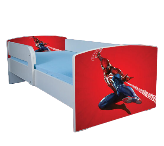 Pat Spiderman 1, cu protectie, 180x80 cm