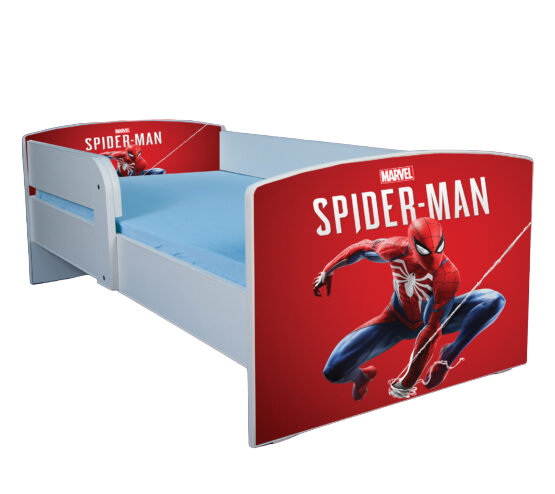 Pat Spiderman 2, cu protectie, 160x80 cm