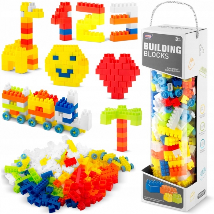 Blocuri mari tip lego, 300 bucati, ricokids rk-761 - multicolore