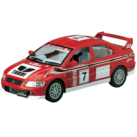 Masinuta die cast de curse, scara 1:36, 12.5 cm, Mitsubishi Lancer Evolution