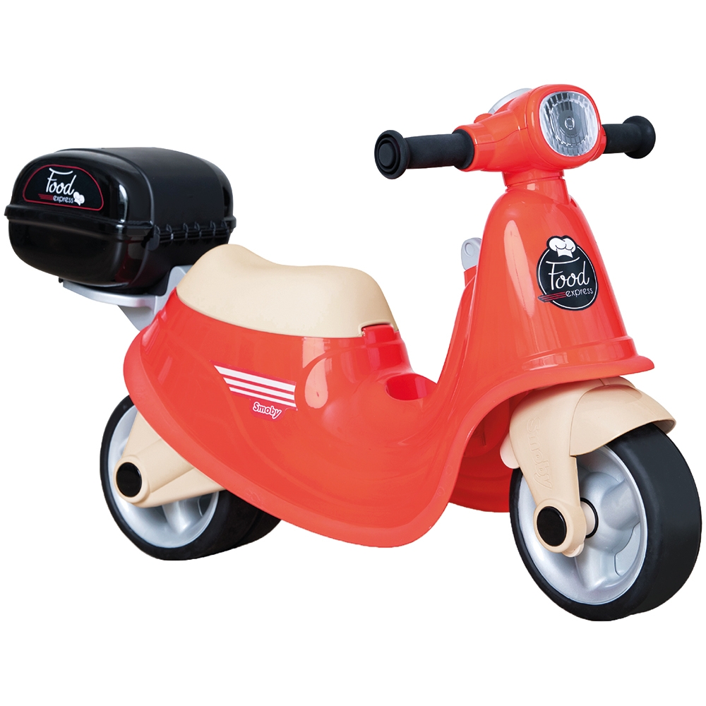 Scuter Smoby Scooter Ride-On Food Express rosu
