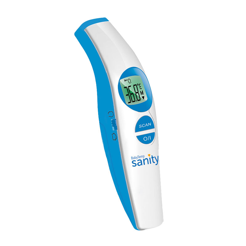 Termometru de frunte fara contact cu scanare infrarosu Sanity BabyTemp buy4baby.ro imagine noua