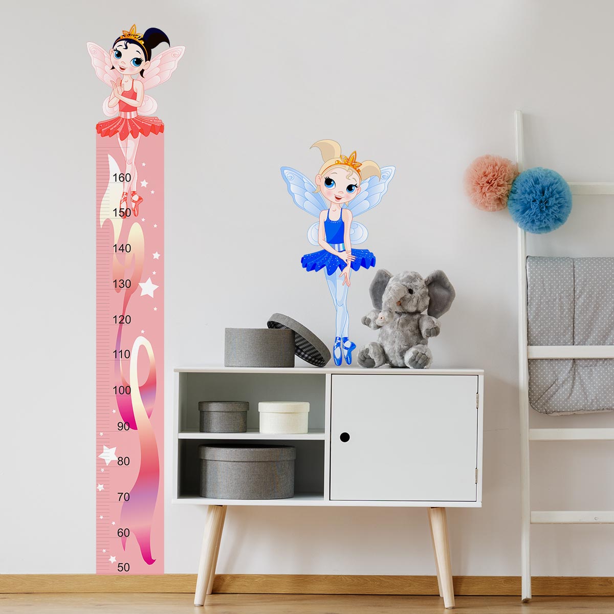 Stickere perete copii Balerina – 39 x 100 cm BeKid imagine noua