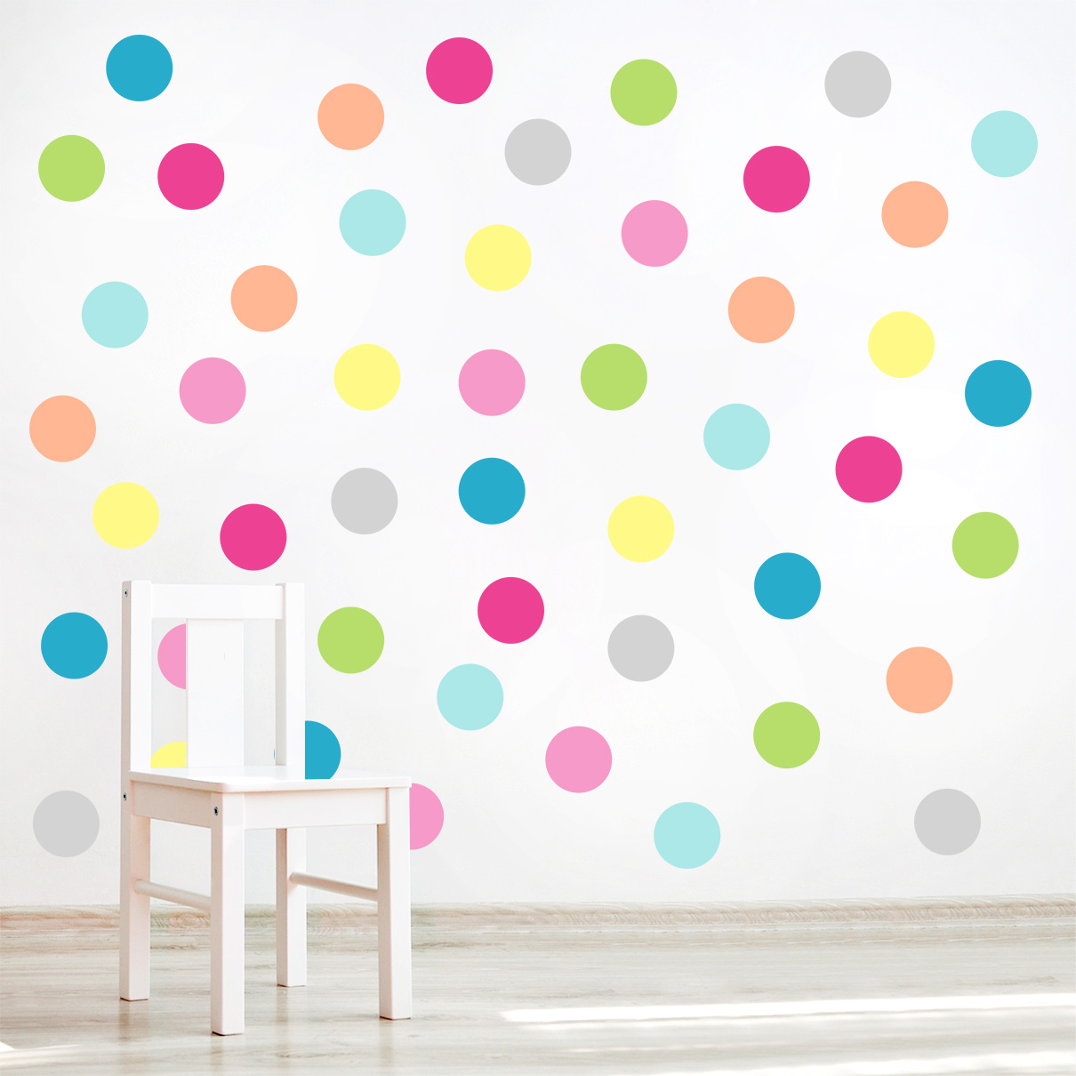 Stickere perete copii Feeria Culorilor – 114 x 112 cm BeKid imagine noua