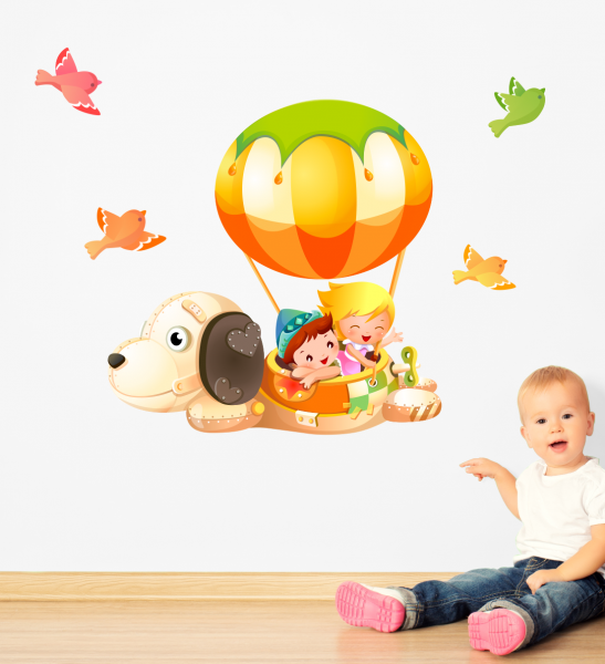 Sticker decorativ Vis de copii - 110 x 100 cm