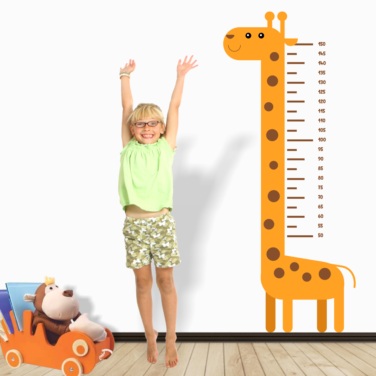 Stickere perete copii Giraffe – 80 x 190 cm BeKid