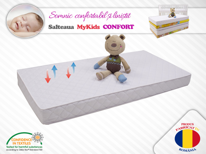 Saltea MyKids Cocos Confort II 115x55x10 (cm) buy4baby.ro imagine noua