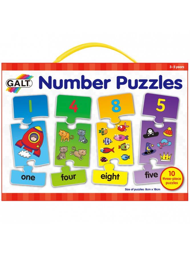 Puzzle cu numere (3 piese)