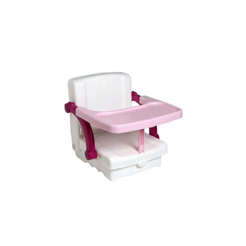 Inaltator scaun de masa portabil white, tender rose, silver KidsKit imagine
