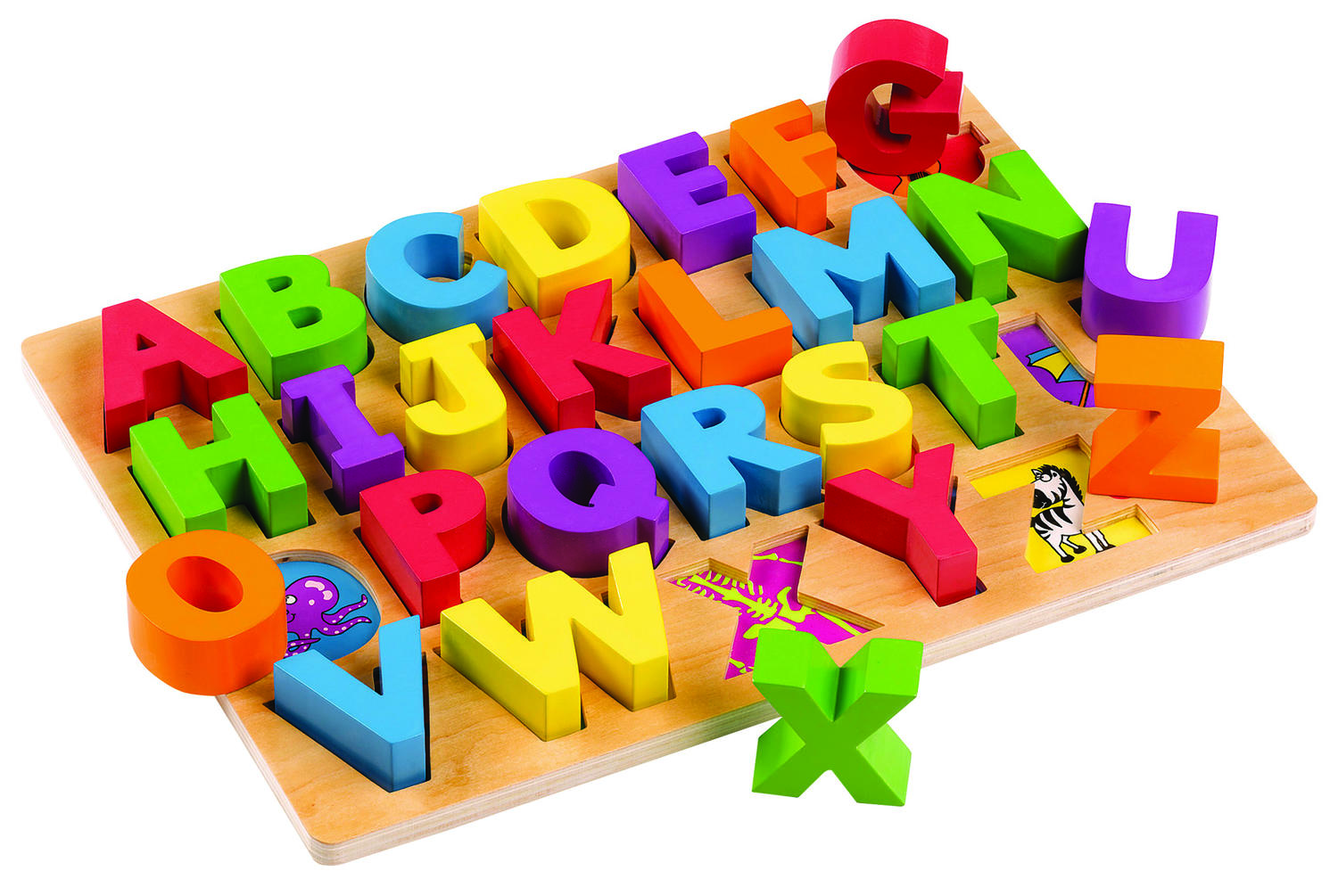 Puzzle alfabet – Litere mari buy4baby.ro imagine noua