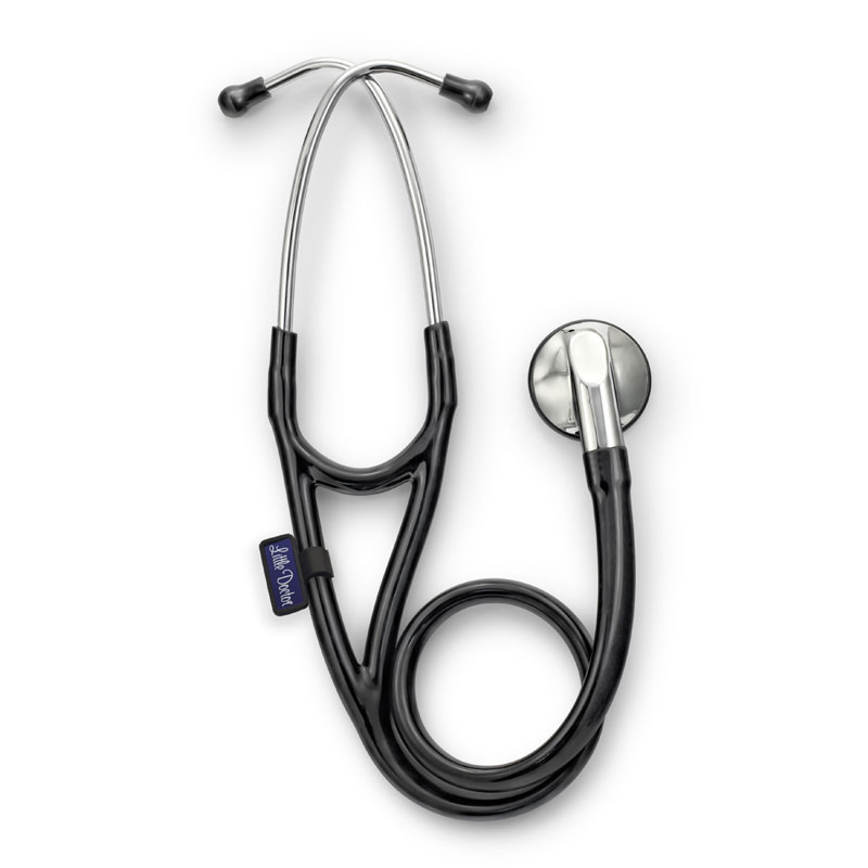 Stetoscop Little Doctor LD Cardio, profesional, 3 seturi de olive auriculare, negru/inox imagine