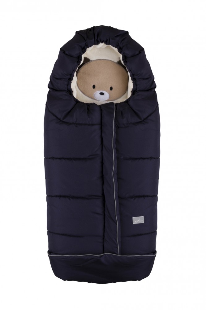 Nuvita Cuccioli sac de iarna 100 cm - Bear Blue/Beige - 9605 imagine