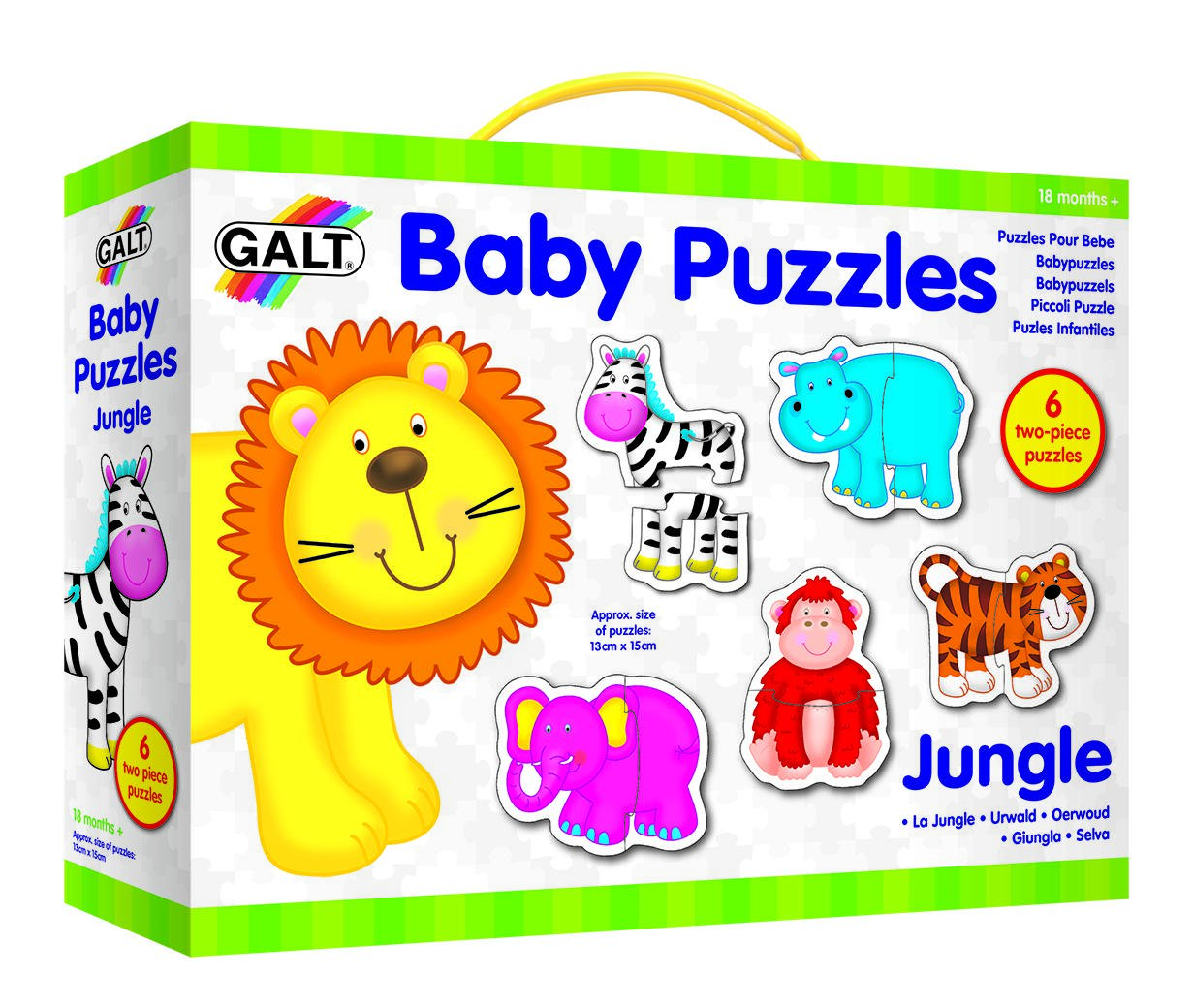 Baby Puzzle: Animale din jungla (2 piese)