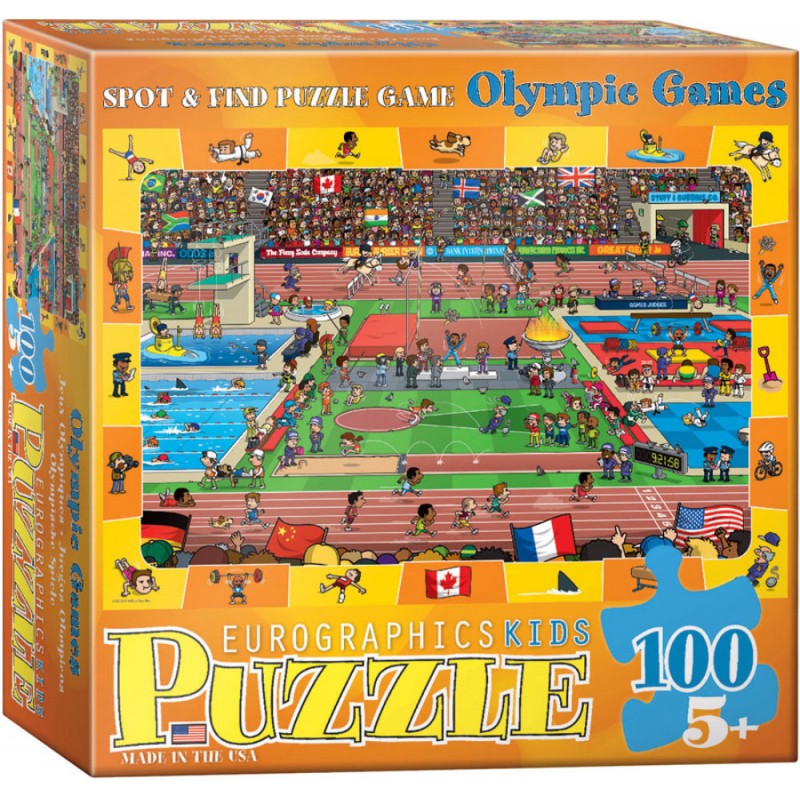Puzzle 100 piese Spot & Find Olympics