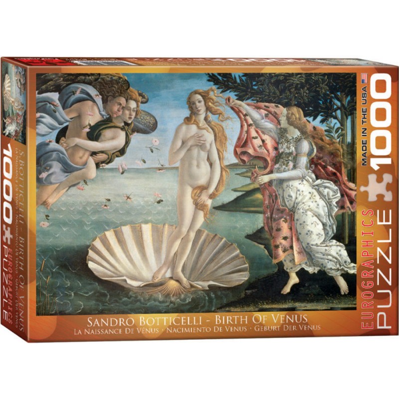 Puzzle 1000 piese Birth of Venus-Sandro Botticelli