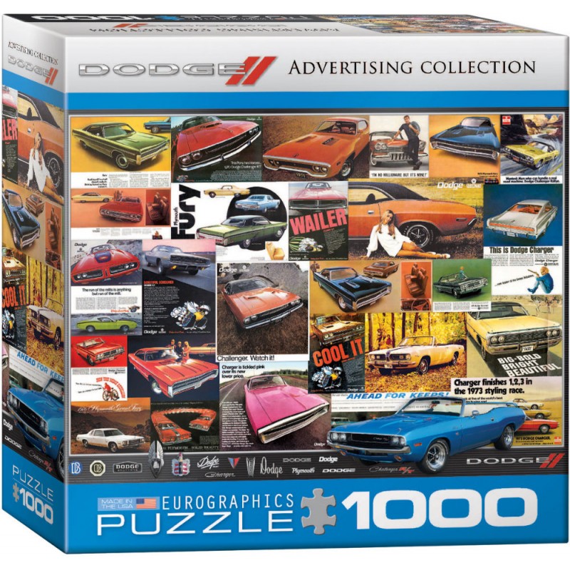 Puzzle 1000 piese Dodge Advertising Collection