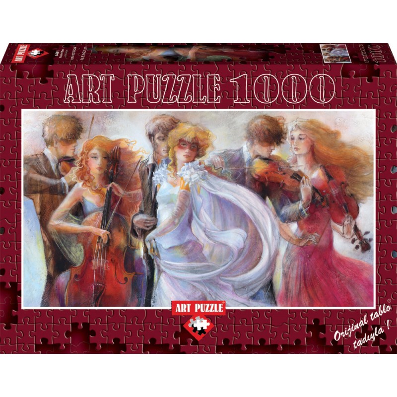 Puzzle 1000 piese - Panoramic Just Love - LENA SOTSKOVA