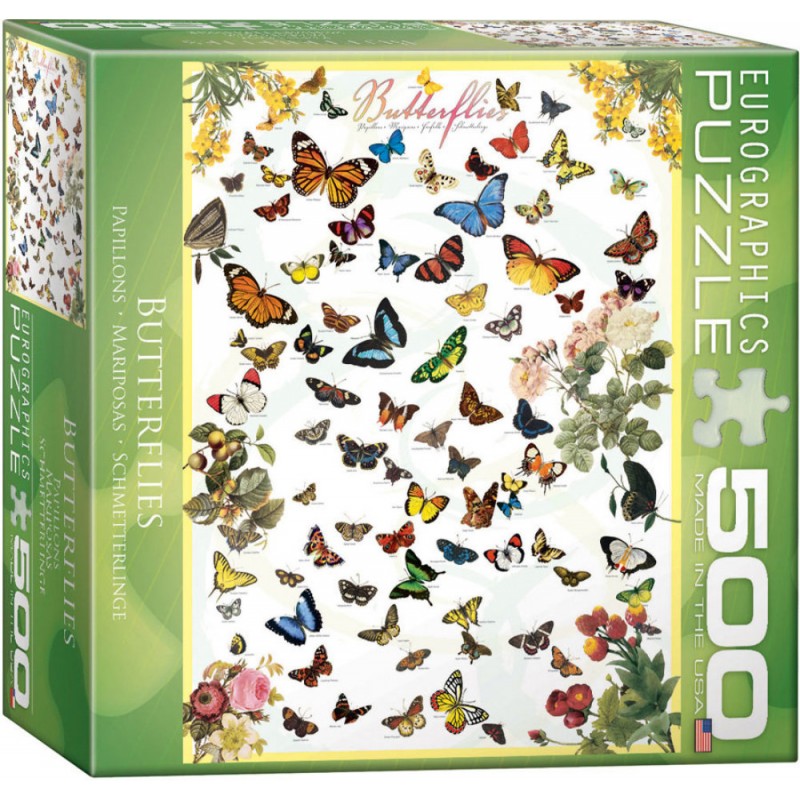 Puzzle 500 piese Butterflies