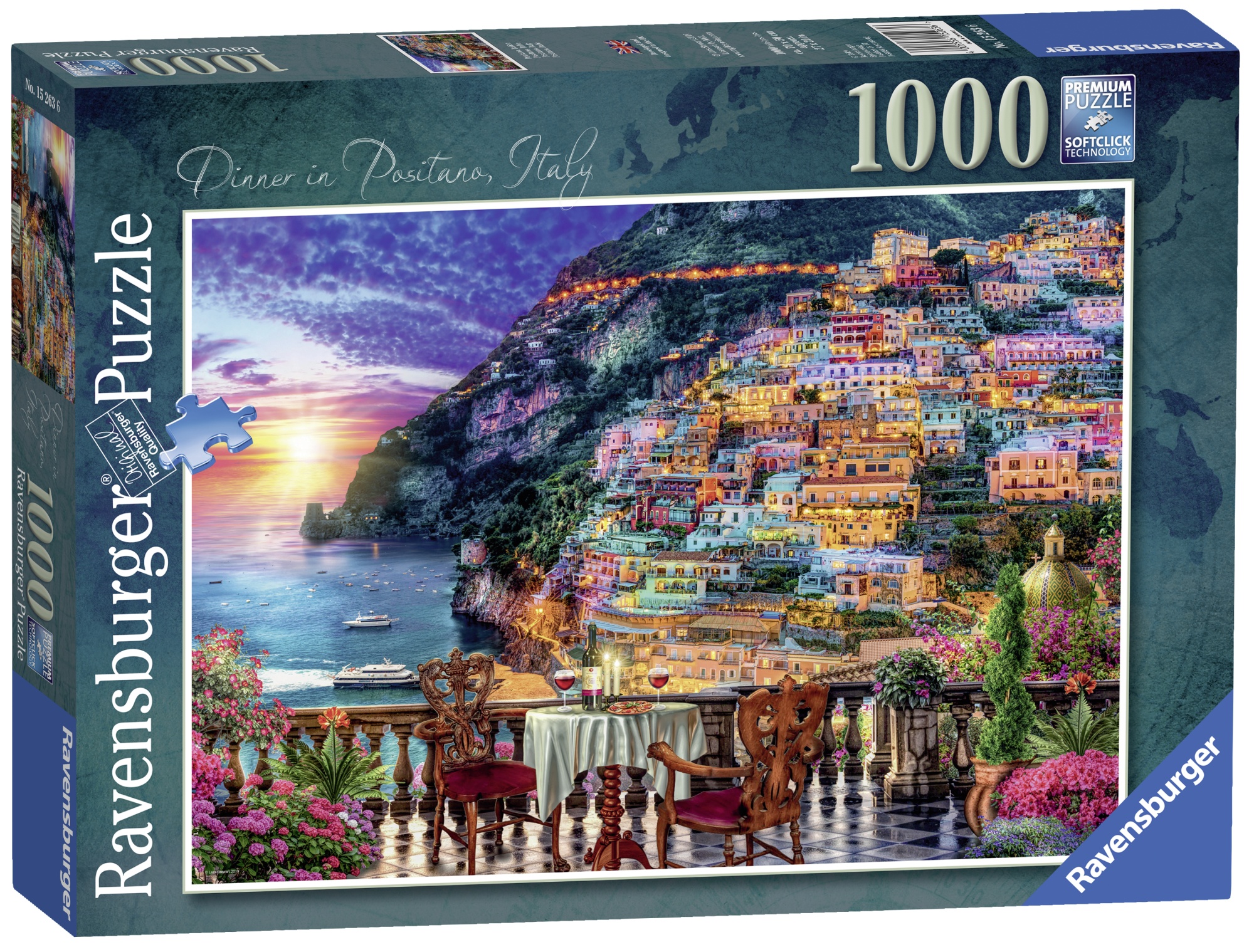Puzzle Cina In Positano, 1000 Piese