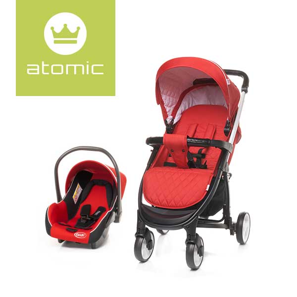 4Baby ATOMIC Travel System Red