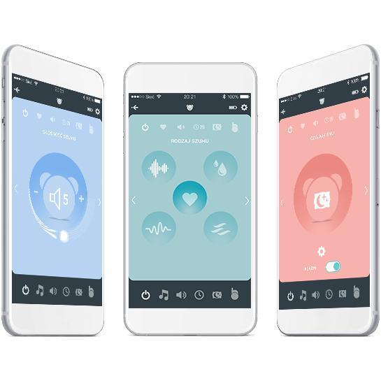 Ursulet myHummy Mia Premium + cu aplicatie pentru mobil si senzor de somn imagine