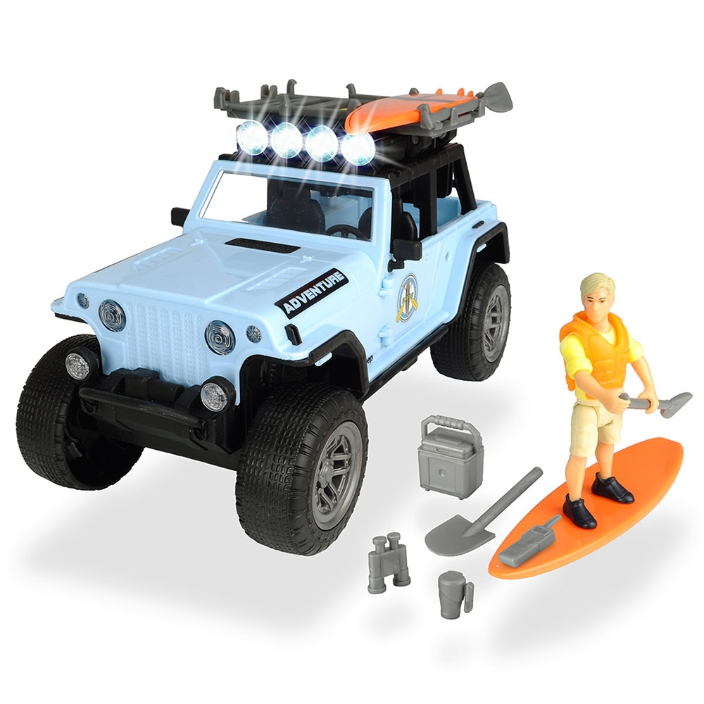 Masina Dickie Toys Playlife Surfer Set cu figurina si accesorii imagine
