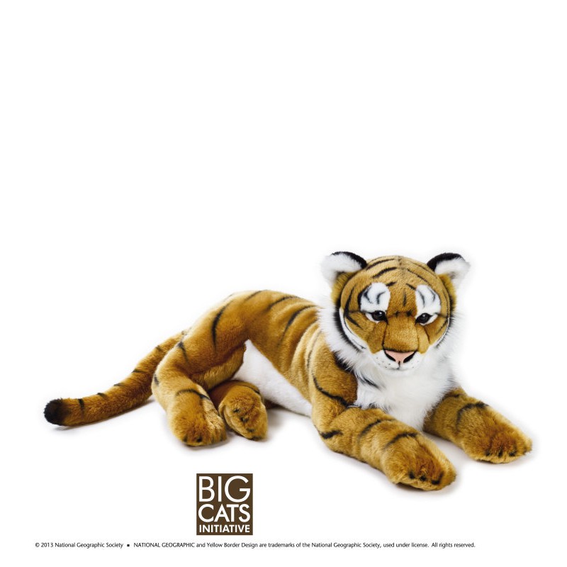 Jucarie din plus National Geographic Tigru 65cm