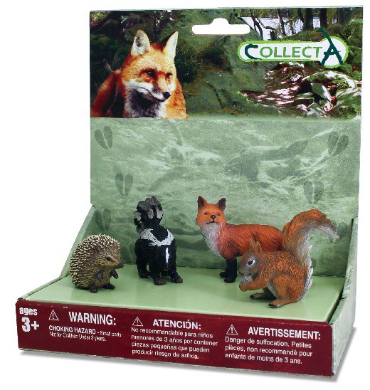 Set 4 figurine Animale din padure - Collecta