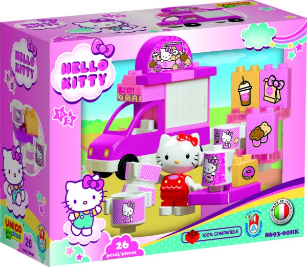Camion inghetata Hello Kitty Unico 26 piese