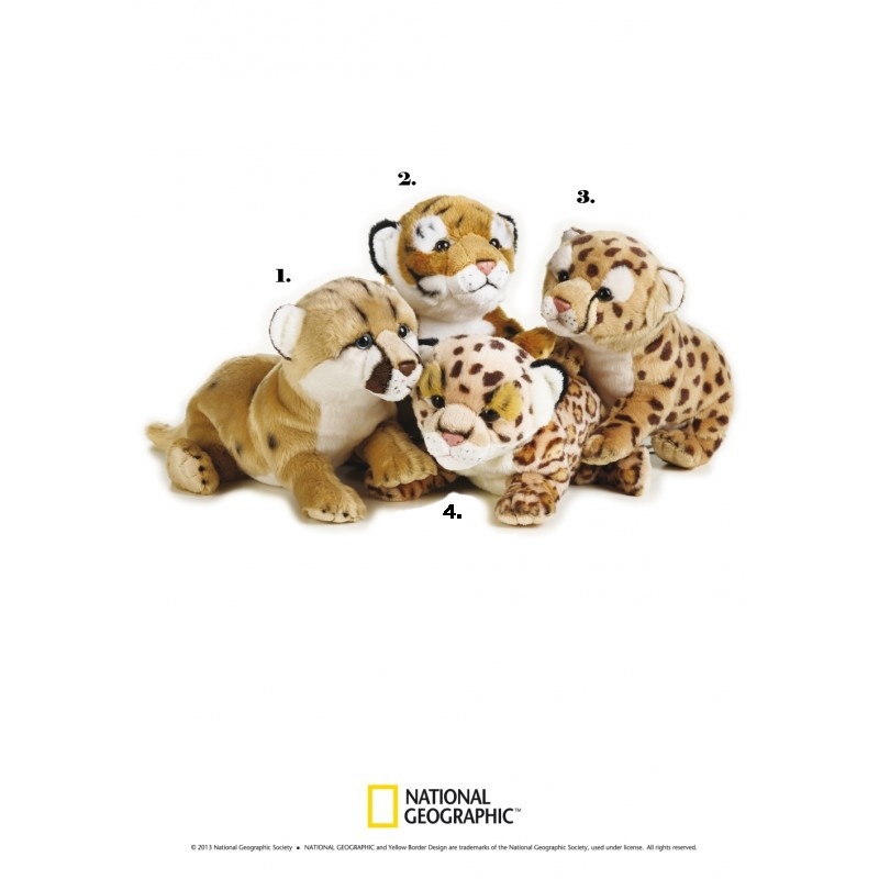 Jucarie din plus National Geographic Pui felina 26cm