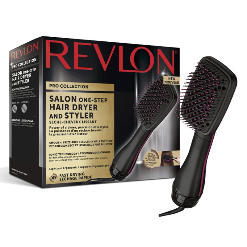 Perie electrica de par REVLON One-Step Hair Dryer & Styler, RVDR5212E, ionizare, aer cald si… buy4baby.ro imagine noua