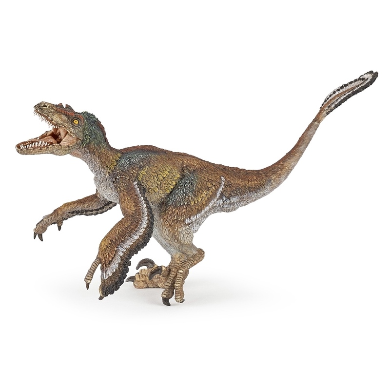 Figurina Papo - Velociraptor cu pene