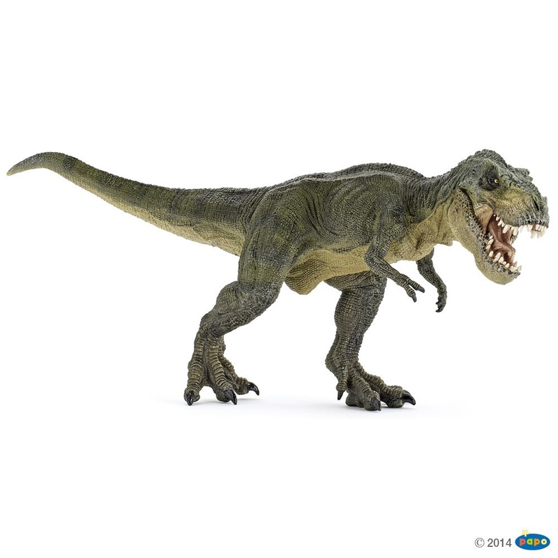 T Rex Verde Dinozaur - Figurina Papo