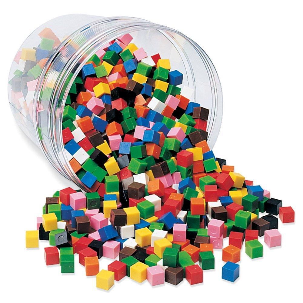 Cuburi multicolore (1cm)