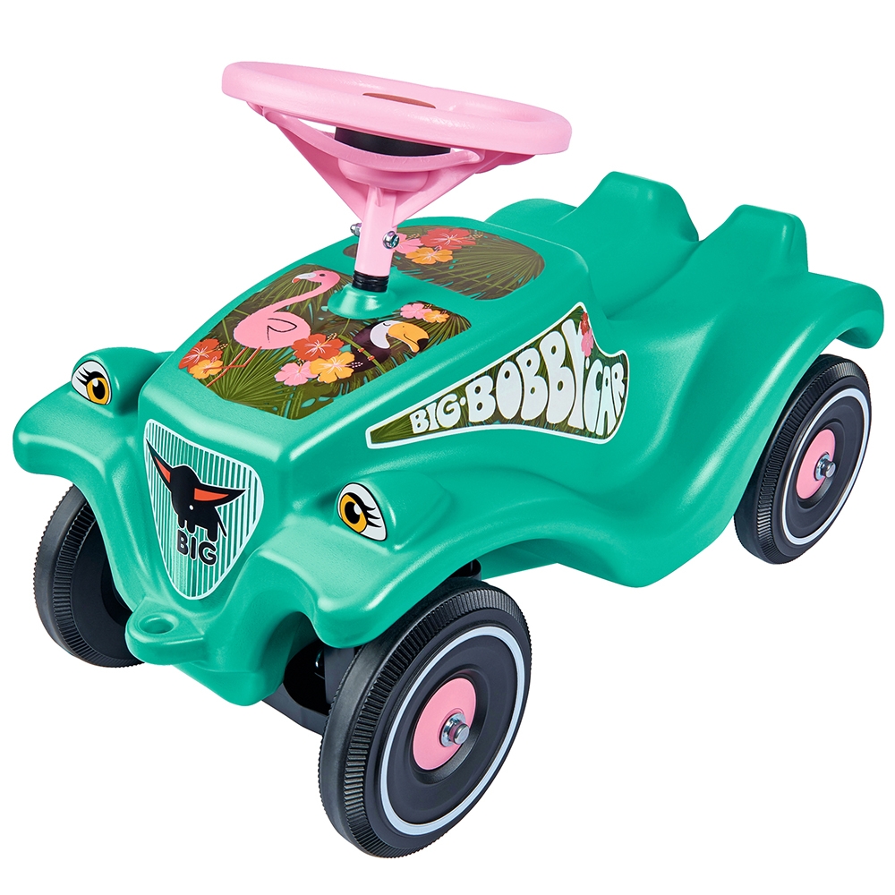Masinuta de impins Big Bobby Car Classic Tropic Flamingo imagine