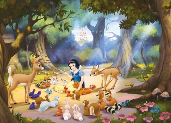 Fototapet 'alba Ca Zapada' - Colectia Disney