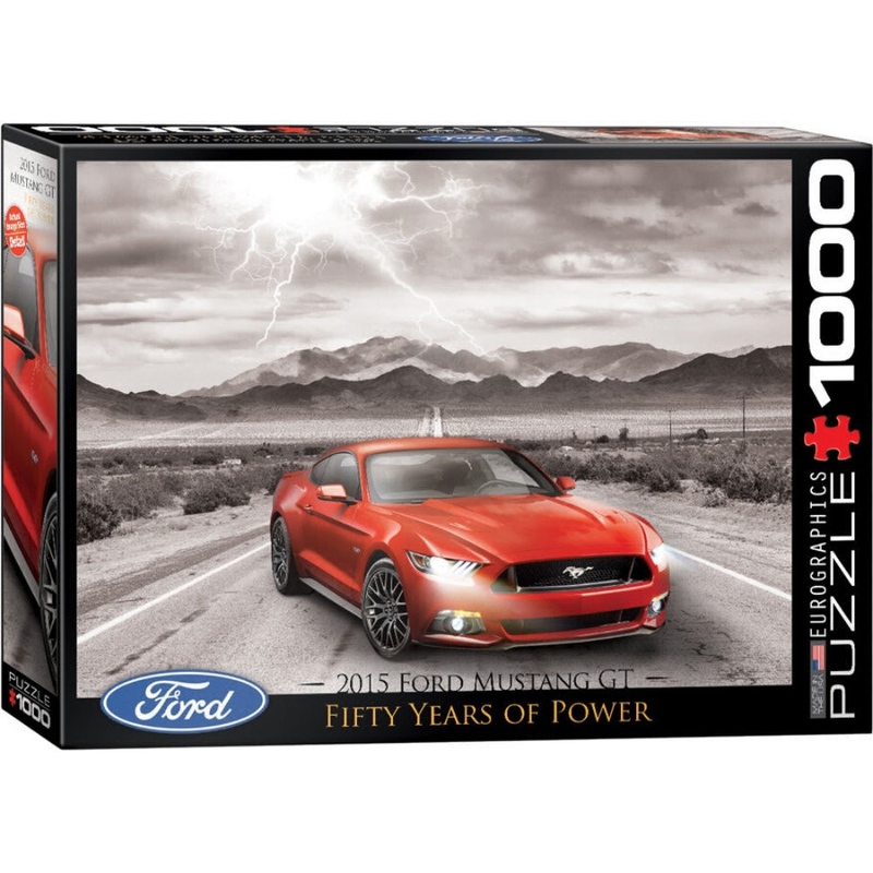 Puzzle 1000 piese 2015 Ford Mustang 50 Years of Power