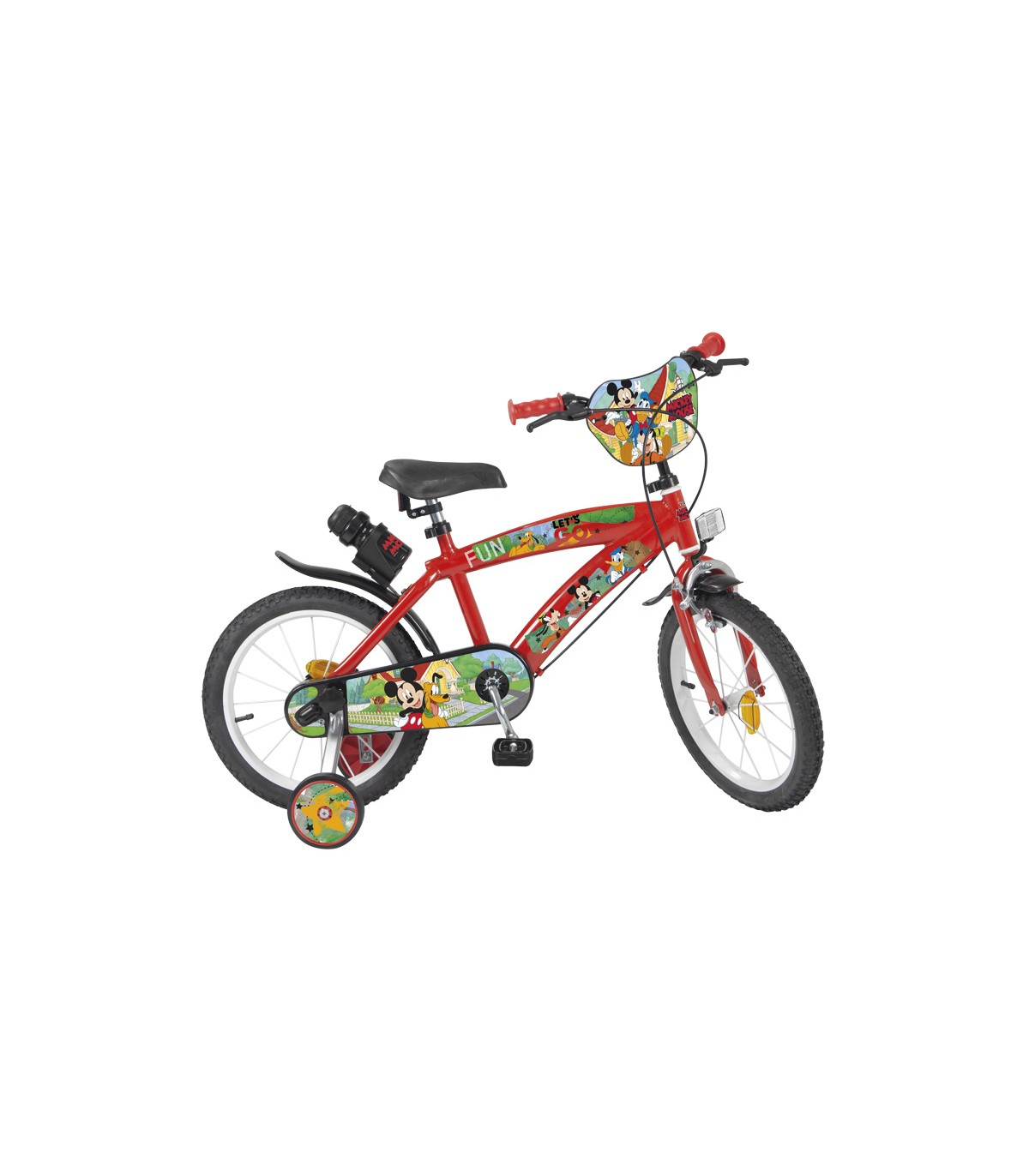 Bicicleta Copii – Baieti, Mickey Mouse, 16 inch, 5-7 ani, Toimsa bekid.ro imagine noua