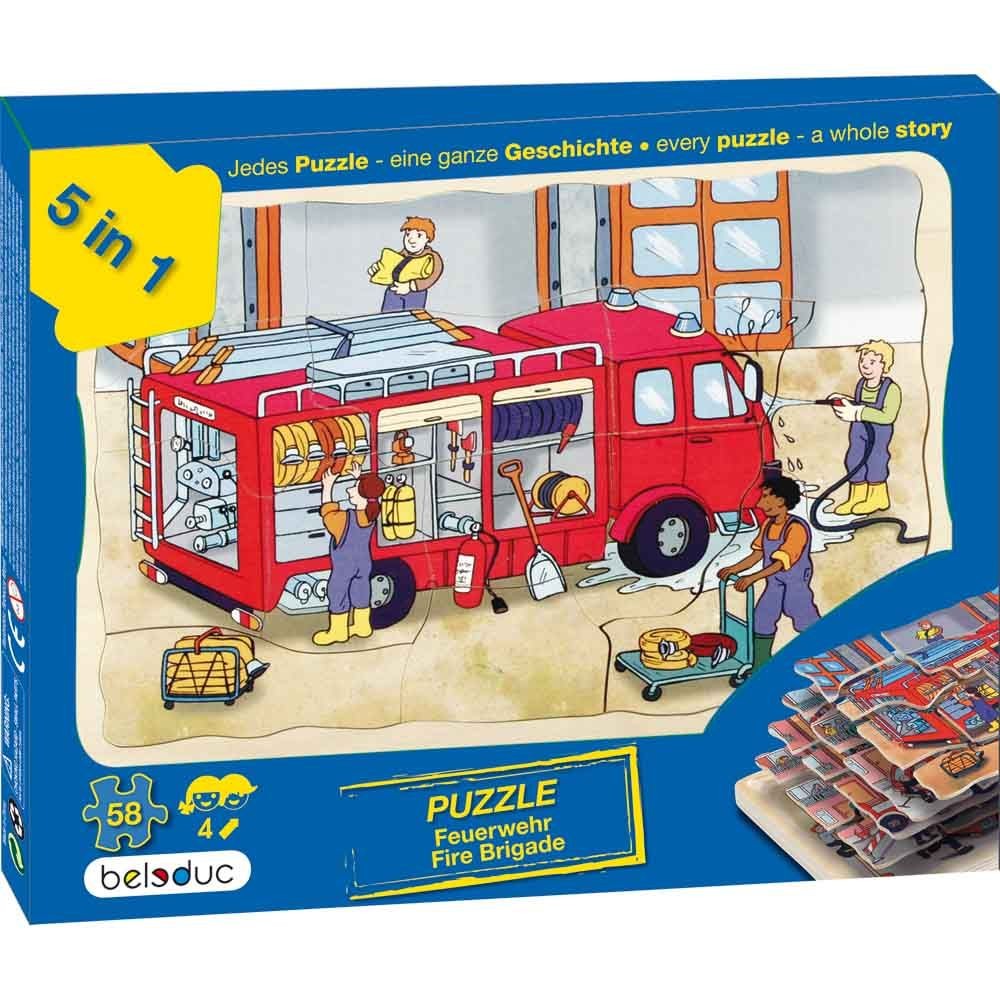 Puzzle Stratificat Brigada De Pompieri Beleduc