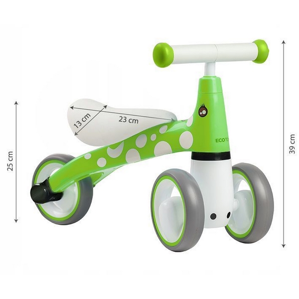 Bicicleta fara pedale ecotoys lb1603 – verde bekid.ro imagine noua