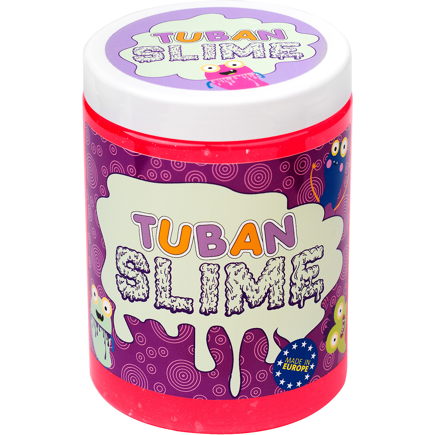 Super Slime Glitter Neon Roz 1kg Tuban TU3024