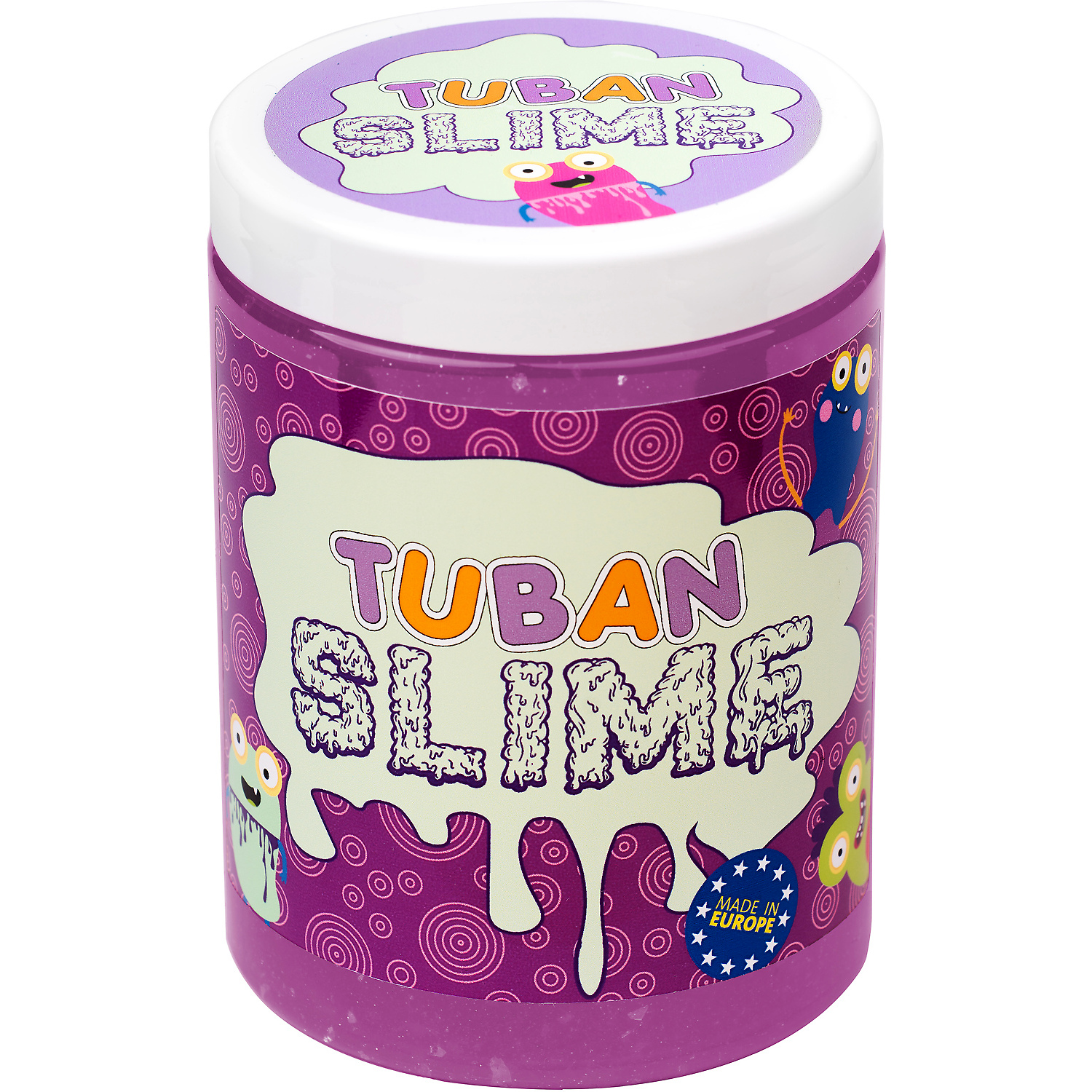 Super Slime Glitter Neon Mov 1kg Tuban TU3028
