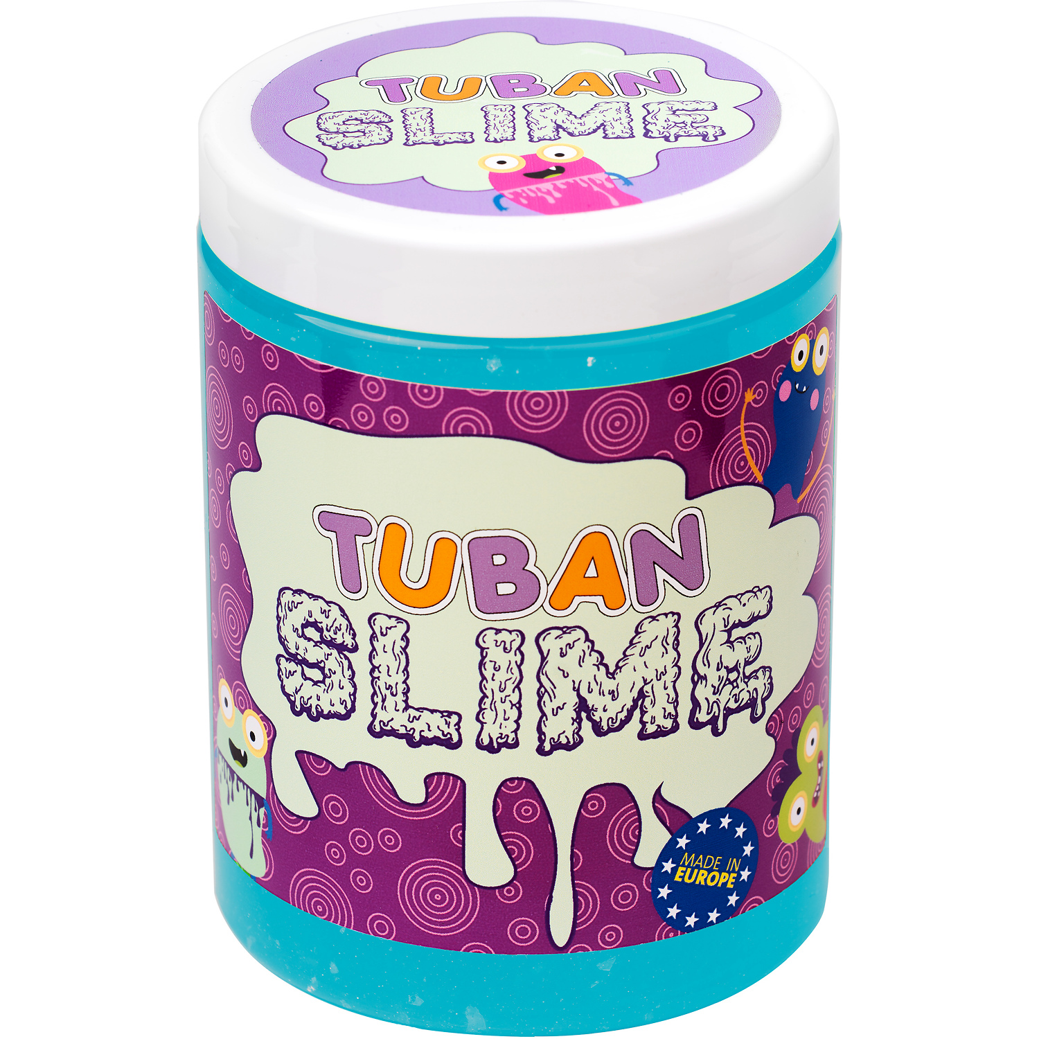 Super Slime Glitter Neon Albastru 1kg Tuban TU3110