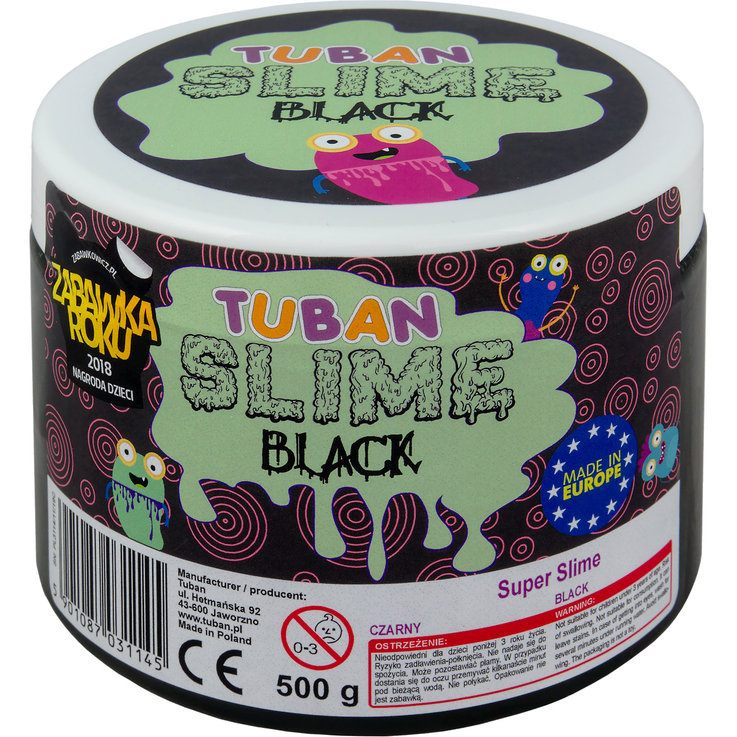 Super Slime Negru 500g Tuban TU3114