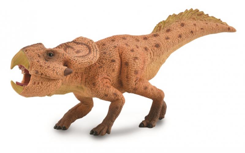Figurina dinozaur Protoceratops pictata manual Deluxe 1:6 Collecta buy4baby.ro imagine noua